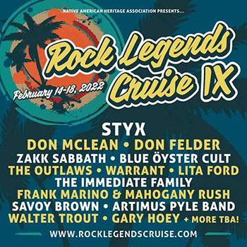 Rock Legends Cruise IX ad